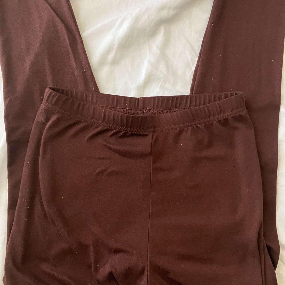 brown leggings